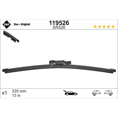 SWF Visioflex Rear 340 mm 119526