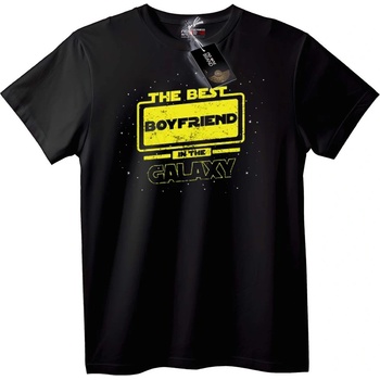 NOONEBRAND Тениска Най-Добрият Приятел в Galaxy - 2XL, Black
