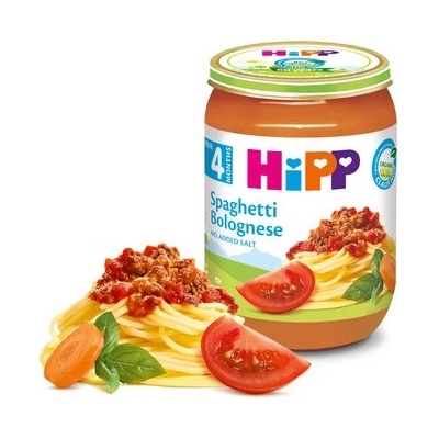 Hipp БИО Спагети Болонезе 4м+ 190г