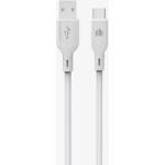 Dviced Cable USB-A to USB-C silicone 1, 25m - White (DV110006) - iStore