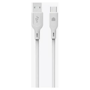 Dviced Cable USB-A to USB-C silicone 1, 25m - White (DV110006) - iStore