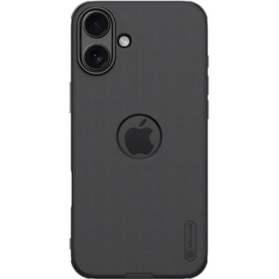 Nillkin iPhone 16 NILLKIN SUPER FROSTED PRO пластмасов протектор за телефон, удароустойчив, с изрязано лого, BLACK GP-166849 (GP-166849)