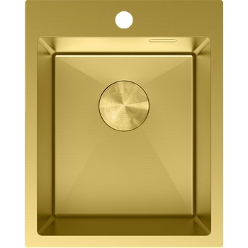 Mexen Solix стоманена мивка с 1 камера 400 x 500 mm, златна - 6406401000-55 (6406401000-55)