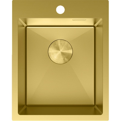 Mexen Solix стоманена мивка с 1 камера 400 x 500 mm, златна - 6406401000-55 (6406401000-55)