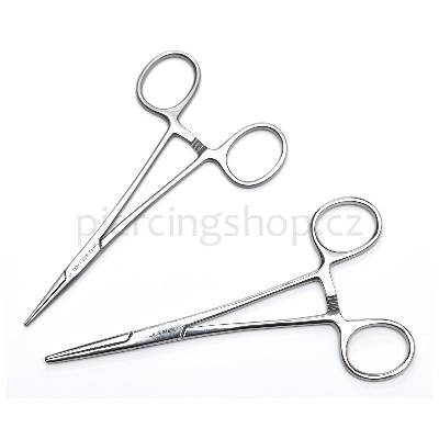 Kleště na piercing Pean Mosquito Forceps rovné *C*