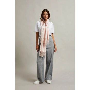 Moodo Гладък розов шал с ресни Moodo Moodo | Rozov | ЖЕНИ | ЕДИН РАЗМЕР