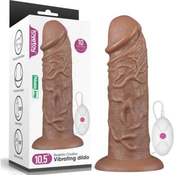 Пенис дилдо с вибрации, кралски размер, 26, 6см. - Realistic Chubby (LVTOY00397)