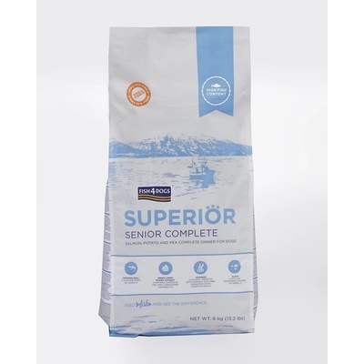 Fish4Dogs Senior Small Superior losos s bramborami 1,5 kg