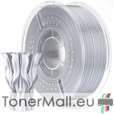 Elegoo PLA филамент Elegoo PLA Silk, 1.75 mm, 1.0 kg, Silk Silver Grey