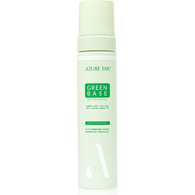 Azure Tan Green Base автобронзант-мус цвят Dark To Ultra Dark 200ml