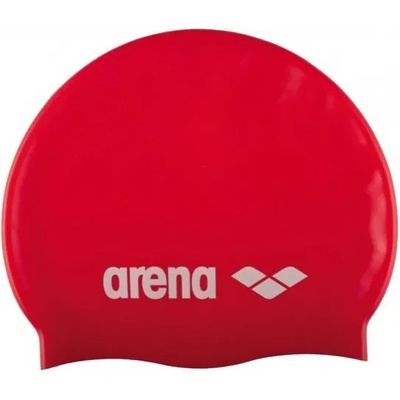 Arena плувна шапка arena classic silicone cap червен