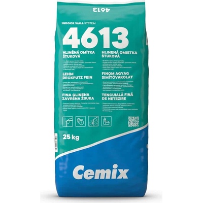 CEMIX Hlinená omietka štuková 4613 25 kg