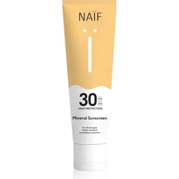 Naïf Sun Mineral Sunscreen SPF 30 слънцезащитни продукти SPF 30 водоустойчив 100ml