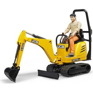 BRUDER 62002 Микробагер JCB с фигурка (62002)