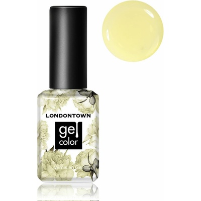 LONDONTOWN Gel Color Banana Pudding gélový lak na nechty priesvitná žltá 12 ml
