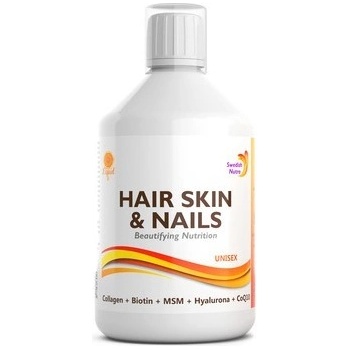 Swedish Nutra Hair Skin & Nails na vlasy pokožku a nechty 500 ml