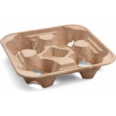 Wimex Podnos PAP FSC Recycled na 4 poháre 22 x 22 cm