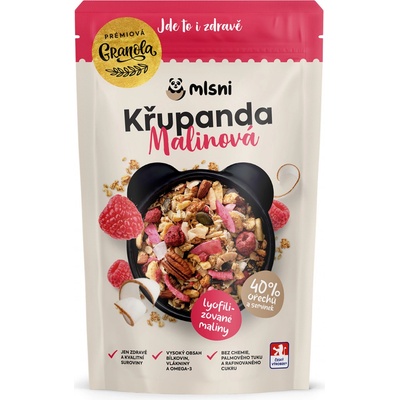 Mlsni Prémiová granola Malinová 400 g