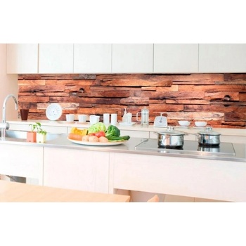 DIMEX ART Фототапет за кухня - дървена стена 350 x 60 см