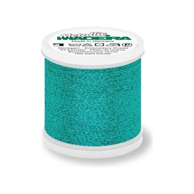Vyšívací nit Madeira Metallic Sparkling 40 (200m) barva 65 malachite
