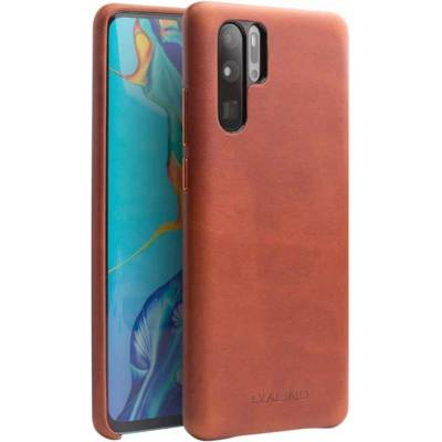 Qialino Кожен Калъф за Huawei P30 Pro, Qialino Leather Case, Кафяв (5901017125591)