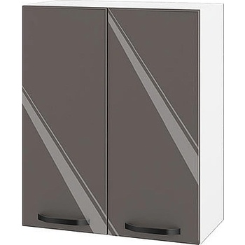 ИРИМ Горен кухненски шкаф Сити БФ-Антрацит гланц-05-3 60 см