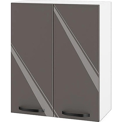 ИРИМ Горен кухненски шкаф Сити БФ-Антрацит гланц-05-3 60 см