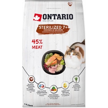 Ontario Cat Sterilised 7+ 6,5 kg