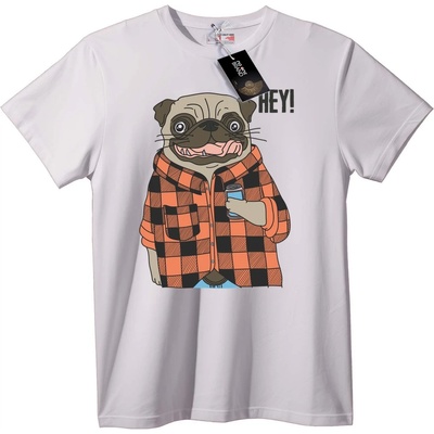NOONEBRAND Тениска Мопс в Каирета - 2XL, Black