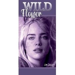 Jerry Fabrics Лилава памучна детска кърпа 70x140 cm Billie Eilish - Jerry Fabrics (24TW154)