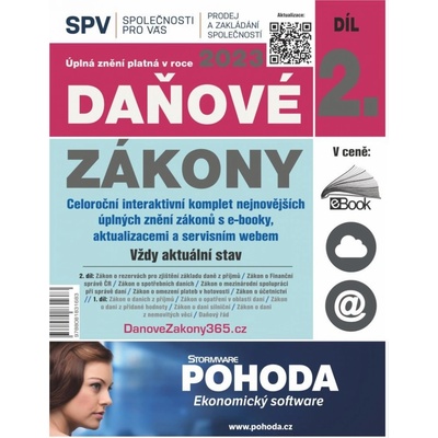 Daňové zákony 2023 Díl 2.