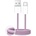 PURO Fabrik 2.0 10W USB-A - USB-C плетен кабел 1, 5 м - розов (PUCAC10WFABK415MTPNK)