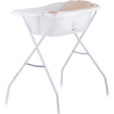Chipolino Vanička s podložkou a stojanem Vela 87cm Mocca – Sleviste.cz