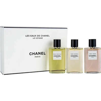 CHANEL Les Eaux De Chanel Le Voyage подаръчен комплект с тоалетна вода 3x50мл за жени 1 бр
