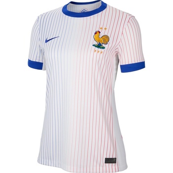 Nike Дамска футболна фланелка Nike France Away Shirt 2024 Womens - White