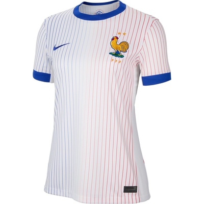Nike Дамска футболна фланелка Nike France Away Shirt 2024 Womens - White