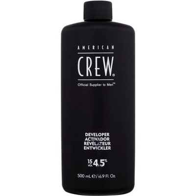 American Crew Precision Blend Developer (M) Farba na vlasy 15 Vol. 4,5% 500 ml