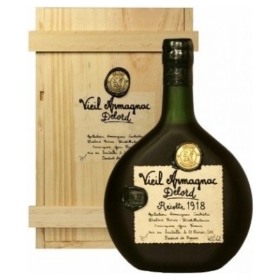 Armagnac-Delord Millésimés ročník 1918 40% 0,7 l (kazeta)