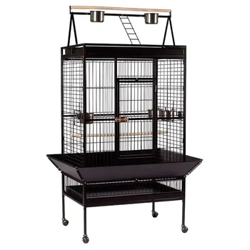 Zoomagzinche Масивна клетка за едри папагали с отваряем покрив (a19)