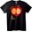 NOONEBRAND Тениска You Are My Other Half - 7XL, Black