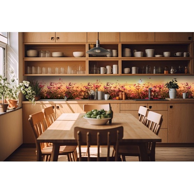 DIMEX ART Фототапет за кухня - цветно поле 420 x 60 см