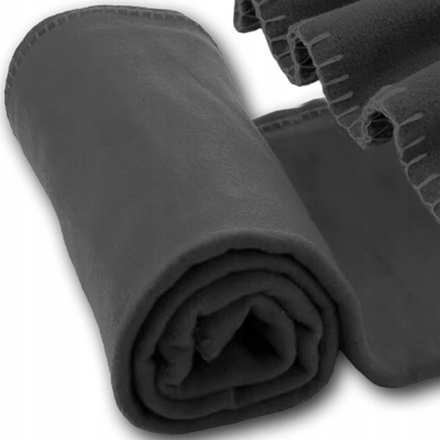Evena fleece šedá Deka 130x160