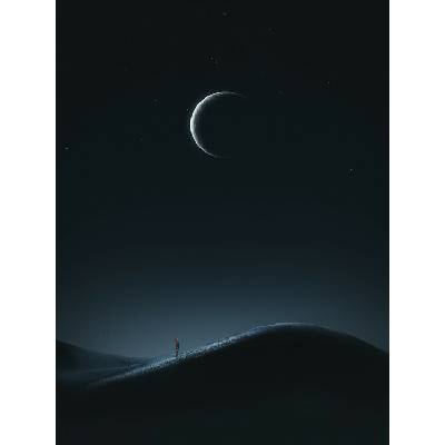 Plagát, Obraz - light and silence, cvv, 30 × 40 cm