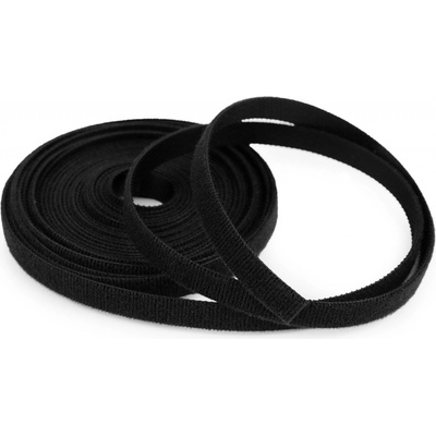 Suchý zip šíře 10 mm oboustranný pro domácnost a zahradu Varianta: 3 černá, Balení: 5 m