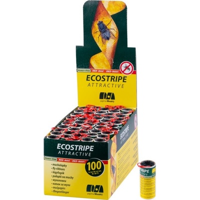Papírna Moudrý Mucholapka Ecostripe Attractive Sellbox 100 ks