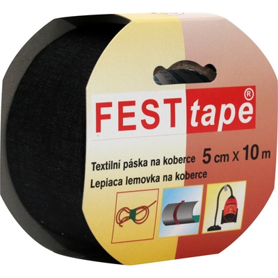 Festtape Lemovka kobercová páska 50 mm × 10 m černá