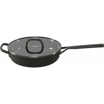 ZWILLING Milano Sauté Pan with Glass Lid 28 cm Black
