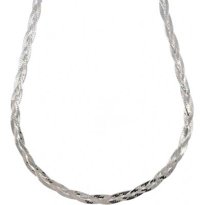 InfinitySilver Strieborný náhrdelník splietaný 3R 16010353R55
