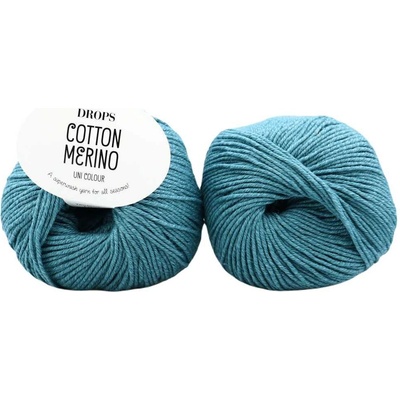 Drops Cotton Merino 26 petrolejová