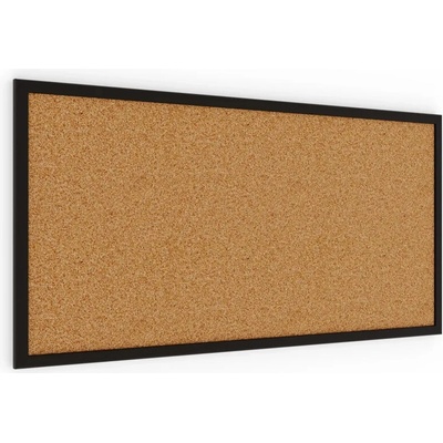 ALLboards Korková tabule 80 x 40 cm ČERNÝ TK84BK